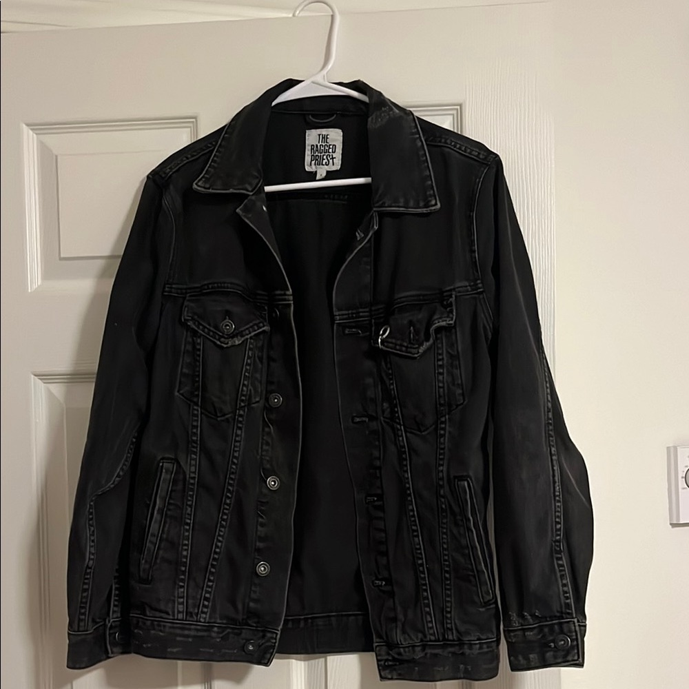 The Ragged Priest Black Denim Jacket